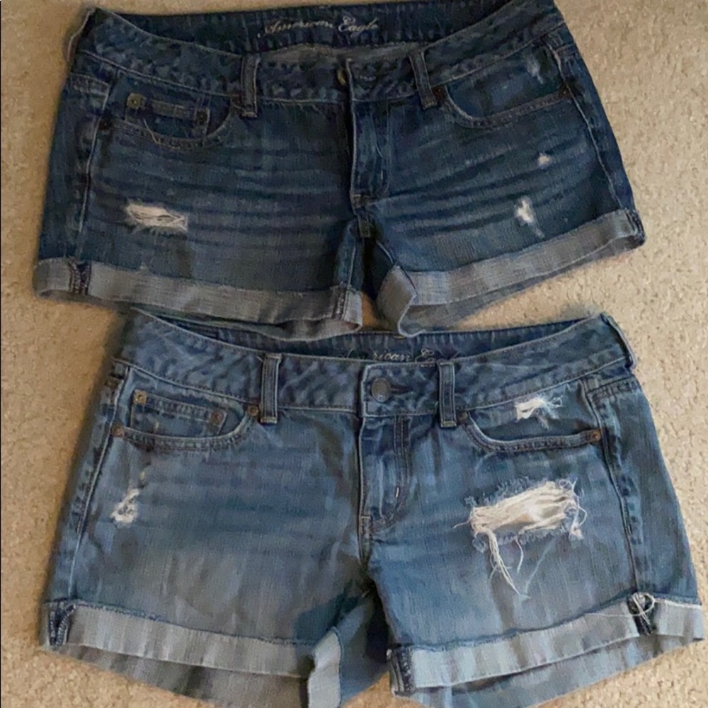American Eagle distressed Jean shorts